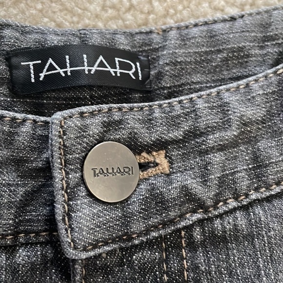 Tahari gray denim - Picture 2 of 6